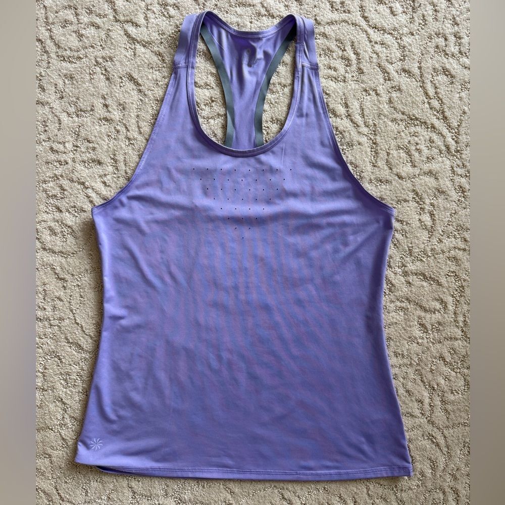 Athleta Racerback Small Women's Purple Lightweight Breathable Tank Top.